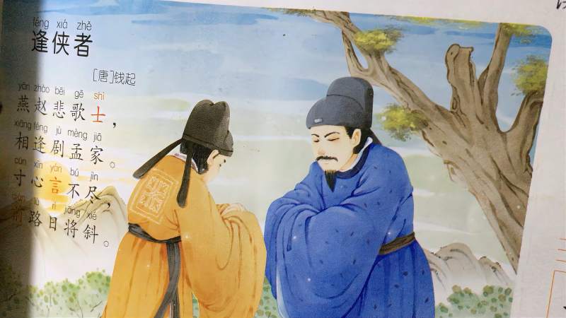 dora演读古诗钱起《逢侠者》，她演燕赵悲歌士，手持铅笔剑。,文化,艺术,好看视频