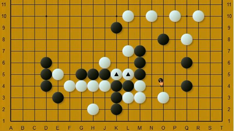 吃子挑战黑先如何抓住白子棋筋三位一体的经典吃子组合拳