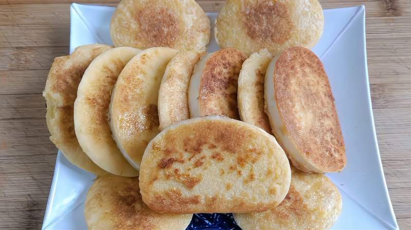吃剩的馒头别扔了，这样煎成馒头片，外酥里嫩，全家老少都喜欢,美食,菜谱,好看视频