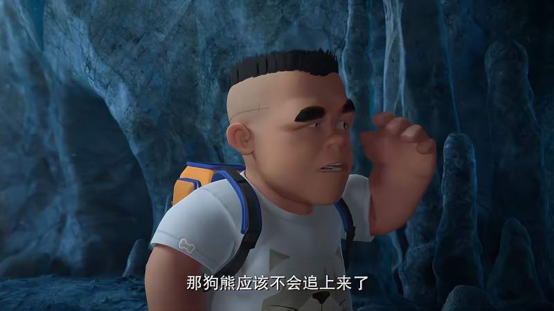 熊出没二狗子玩捉迷藏熊二守株待兔不怕他不出来
