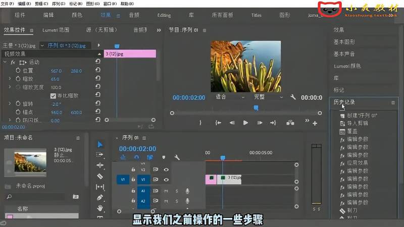 premierepro2020的工作界面设置应用方法