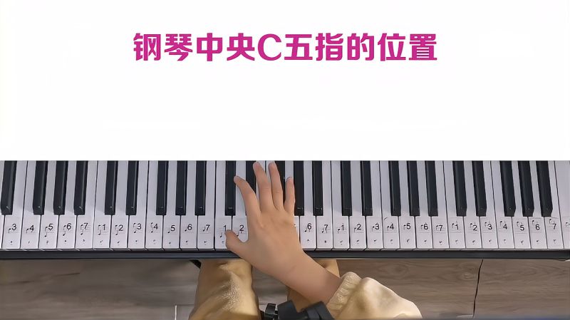你们知道钢琴中央c位置在哪吗？这个视频教程不能错过,教育,资格考试,好看视频