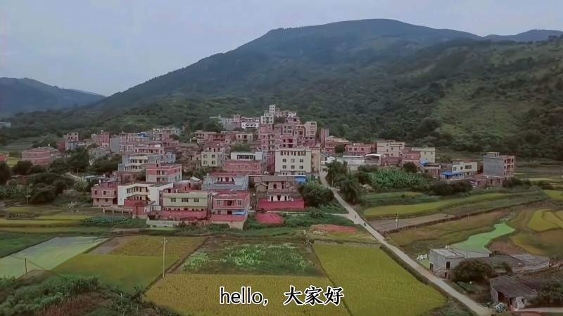 带你观赏广西钦北区长滩镇彭练村周围崇山峻岭景色秀丽