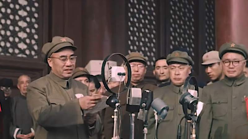 十大元帅6位参加开国大典,经典照片中朱德却因意外未能留影其中,历史,中国历史,好看视频