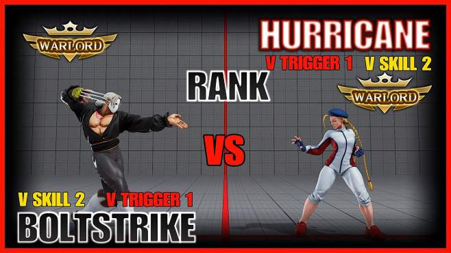 [图]街霸 5：BOLTSTRIKE（巴洛克）VS. HURRICANE（嘉米）