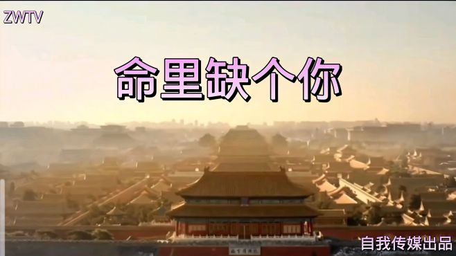 [图]《命里红缺个你》DJ流行金曲，KTV流动字幕完整版