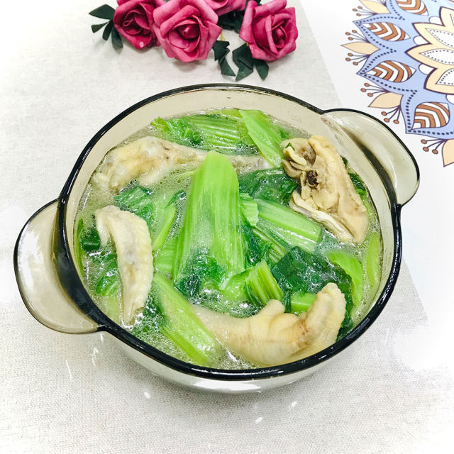 芥菜鸡汤,简单又美味