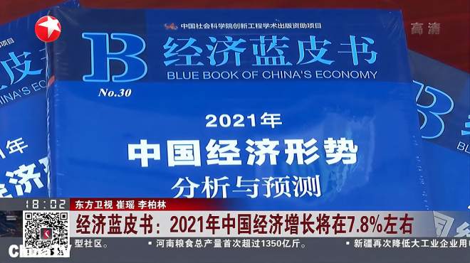 [图]经济蓝皮书：2021年中国经济增长上升，推动经济增长