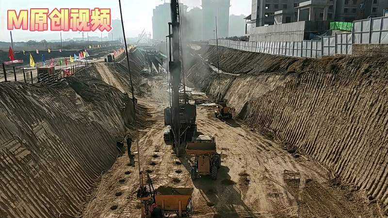 长见识了素土挤密桩原来是这样施工的