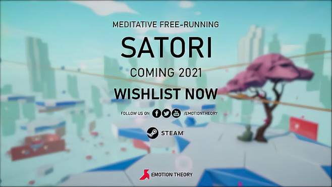[图]Steam新游预告第一人称跑酷游戏《SATORI》