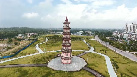 北海市合浦县文昌塔,为广西南部宝塔之冠,护佑当地文明昌盛