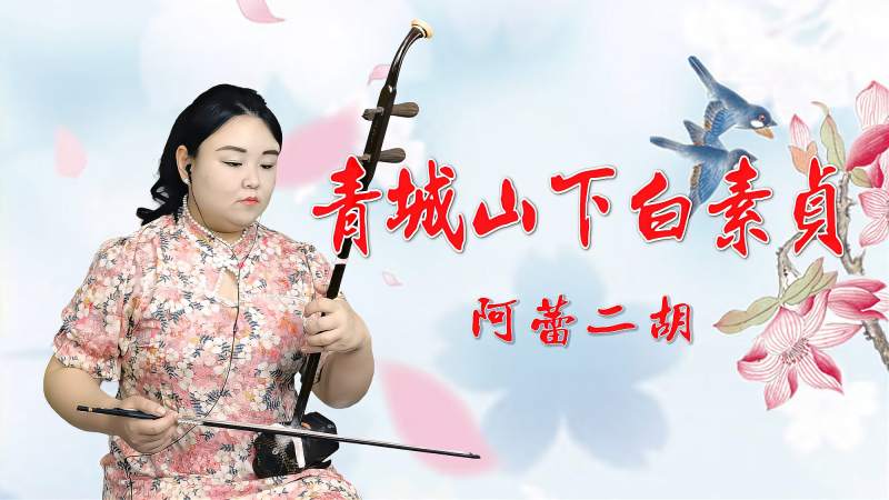 阿蕾二胡独奏青城山下白素贞多么优美的曲子二胡照样拉