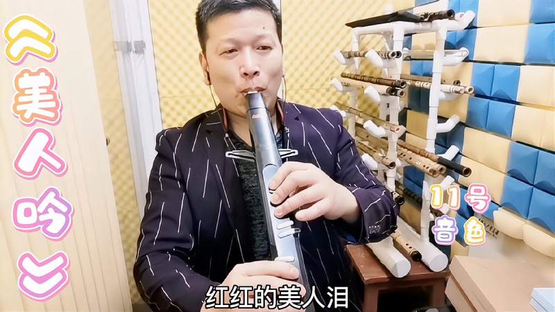 电吹管演奏美人吟三月桃花美人吟一曲笛音伴您行