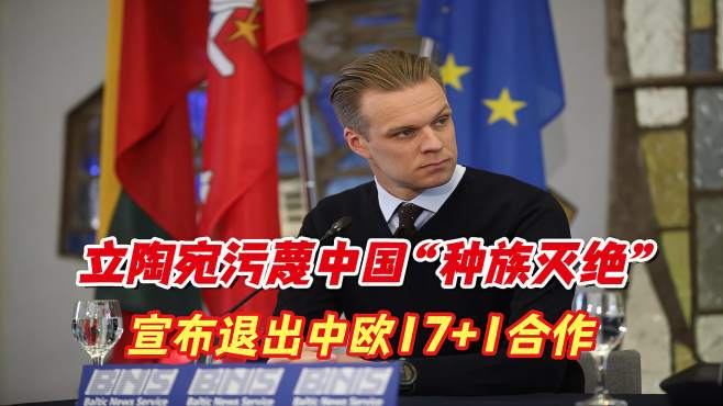 立陶宛宣布退出中国欧洲17+1合作！还敦促欧盟其他国家一同退出