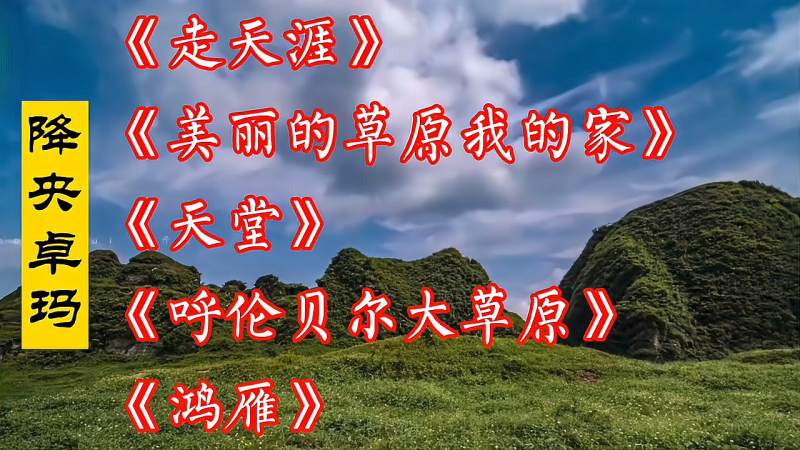 走天涯美丽的草原我的家鸿雁天堂呼伦贝尔大草原