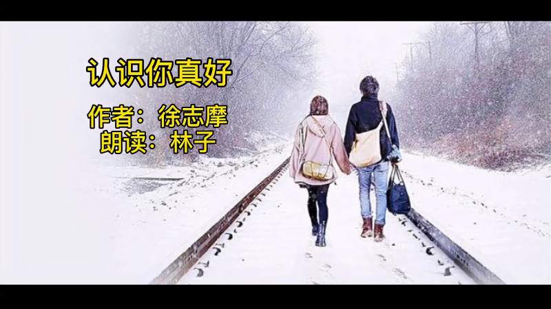 认识你真好徐志摩认识你真的很好相见是缘分
