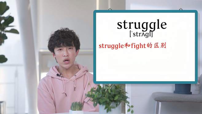 [图]英文单词详解：Struggle