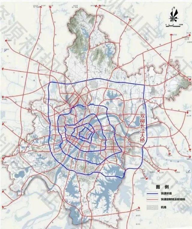 长江新区地铁规划图图片