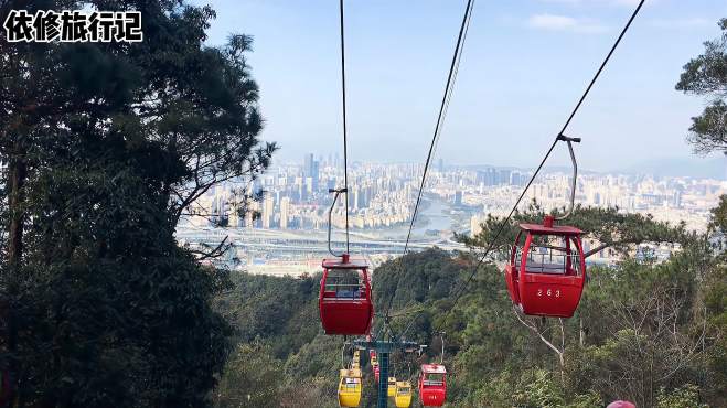 [图]福建福州鼓山风景名胜区，这里是俯瞰福州城的好地方