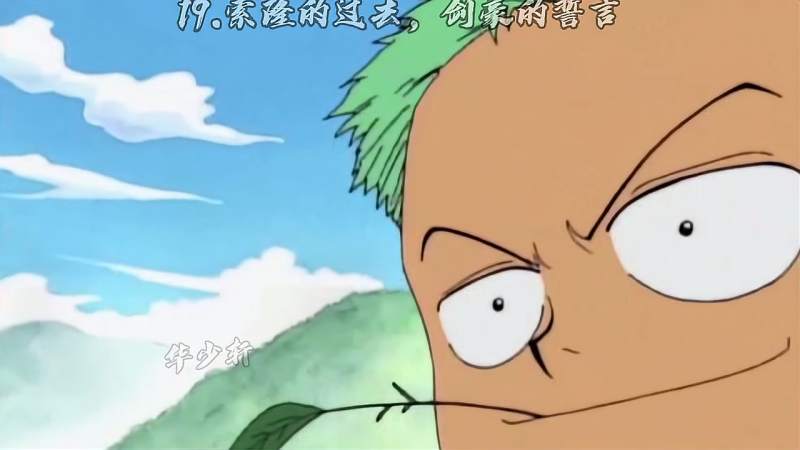 「海贼王第19集」,三刀流索隆的过去,索隆与古伊娜的誓言,动漫,日本动漫,好看视频