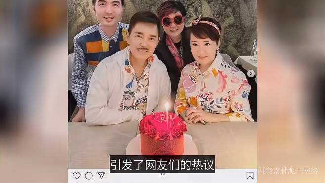 [图]谢霆锋母亲狄波拉庆结婚周年，比小11岁老公显年轻，曾是港姐冠军