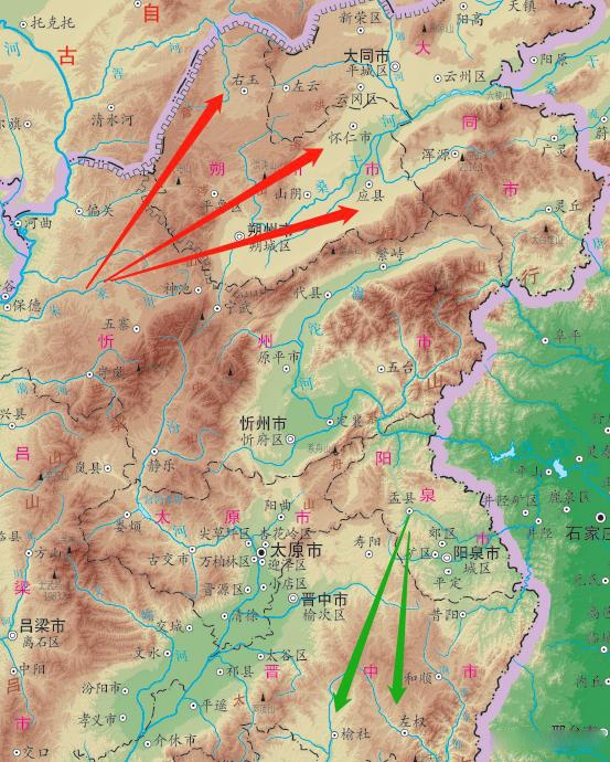 山西懷仁,應縣,右玉,左權,榆社5縣現狀分析