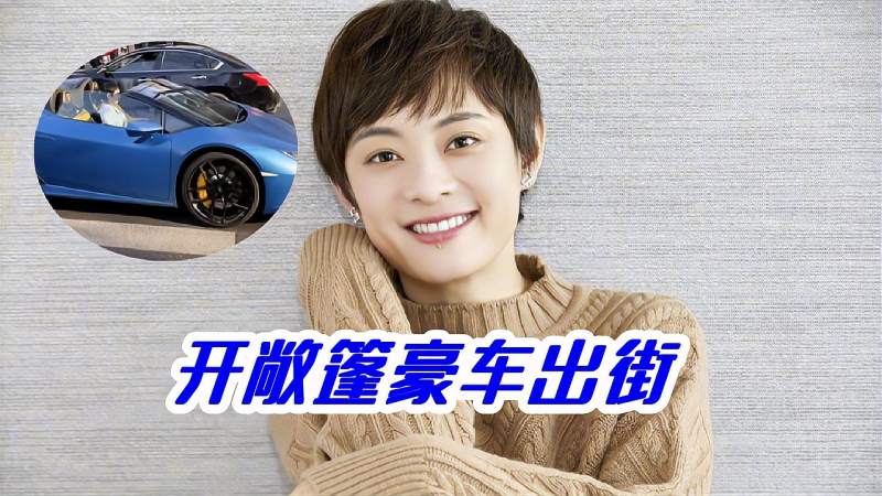 一改往日低调孙俪开敞篷豪车出街曾被曝3部戏赚17亿