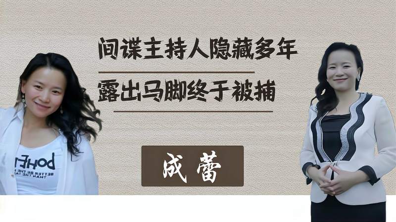 央视主持人间谍案成蕾(成蕾是间谍判死刑了没有)