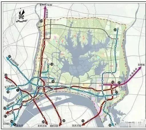 武漢長江新區規劃十條地鐵,商業,教育,醫療,產業,公共配套