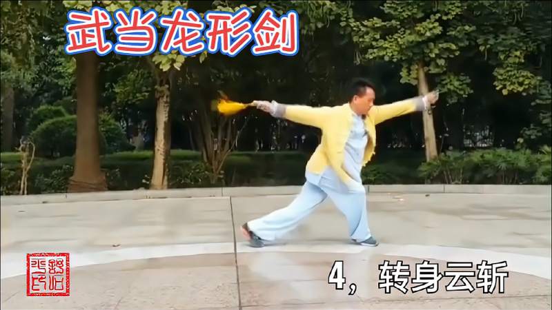 武当龙形剑高清版全国太极拳冠军李国强示范