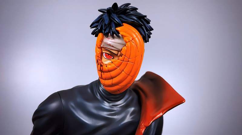 当初谁能猜到他就是带土开盒火影忍者名场景雕像系列阿飞战损