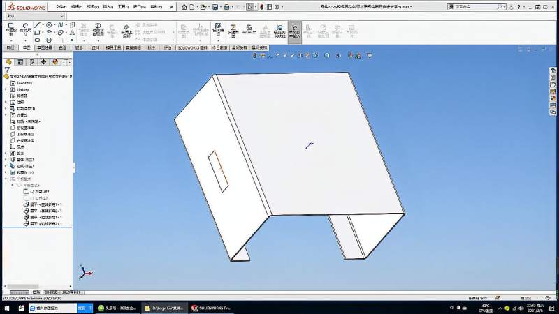 solidworks钣金刻线定位的方法和技巧讲解以及常见的问题分析,教育,资格考试,好看视频