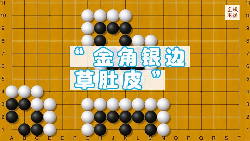围棋死活金角银边草肚皮何解每天一练