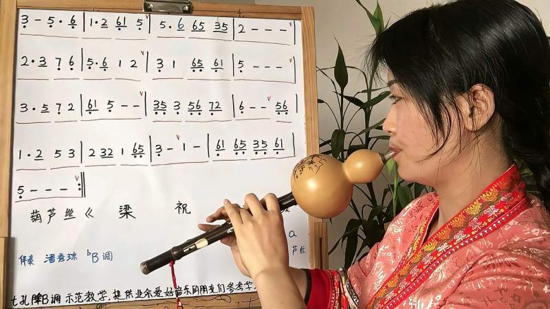 梁祝化蝶葫芦丝教学视频第三课