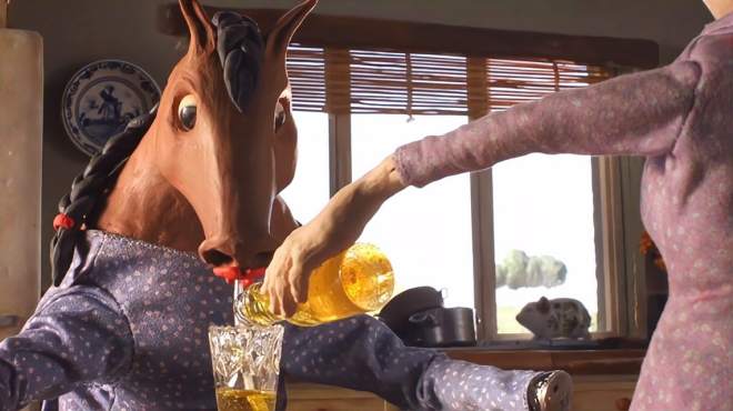 获奖无数的动画短片，女孩把马当闺蜜，几个月后它长出啤酒肚