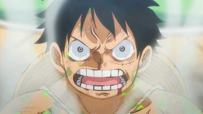 路飞和之国霸气名场面,不惧毒弹,说服众武士!