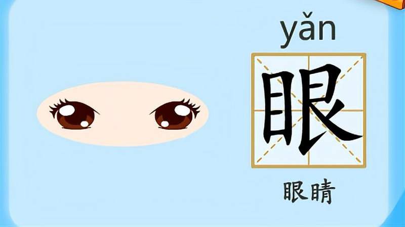 亲宝识字:学习汉字眼的拼音组词笔画笔顺写法,母婴育儿,早期教育,好看视频