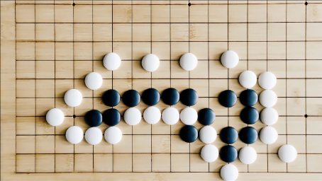 围棋黑先,经典古谱手筋,双倒脱靴精彩绝伦