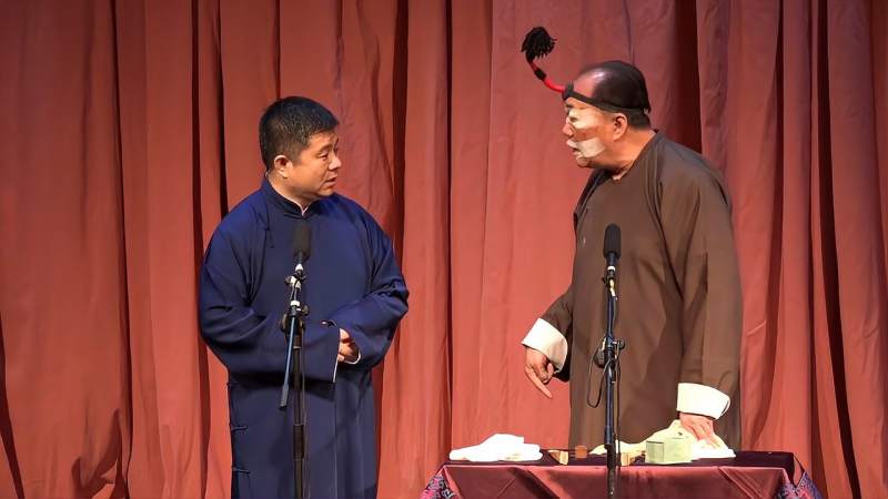 传统曲艺表演《双簧》表演者：王波、王文安,综艺,相声,好看视频