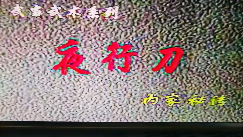 武当夜行刀(正面)游明生老师演示,体育,武术,好看视频