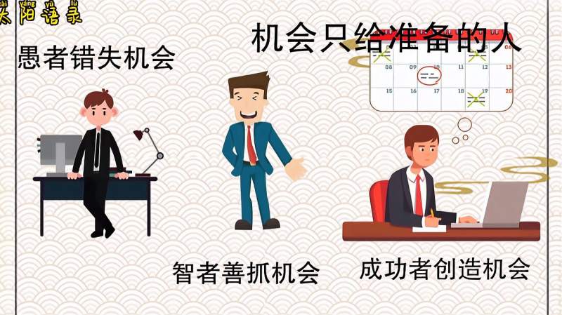 成功者创造机会机会是留给有准备的人