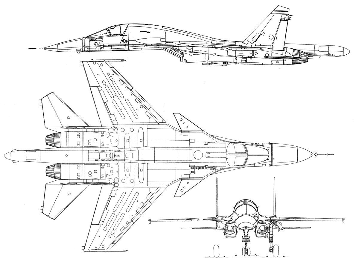 俄羅斯側衛轟炸機,戰鬥機和轟炸機結合體,