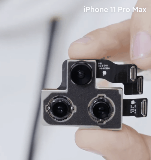 图8,iphone11 pro max摄像头模组