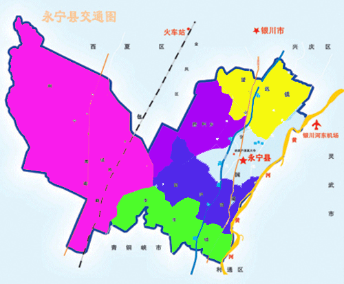 宁夏银川闽宁镇地图图片