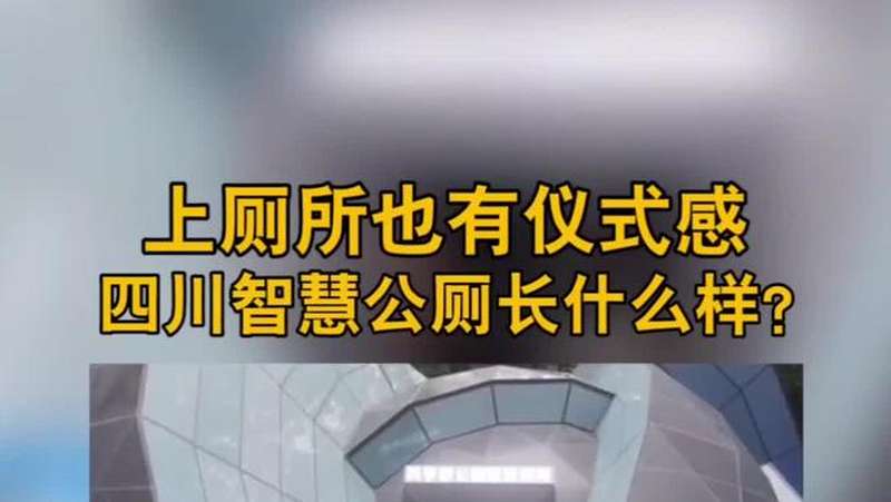 人脸识别、自动净味、自带背景音乐……四川新建一批“智慧公厕”,科技,人工智能,好看视频