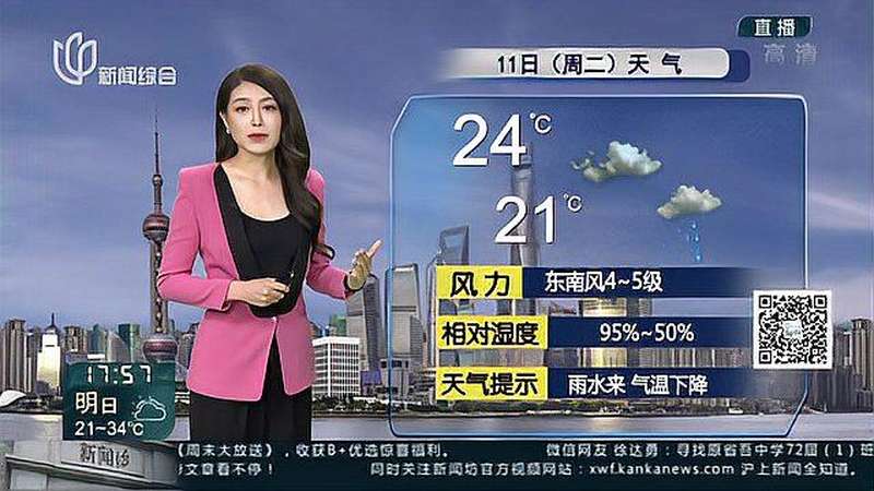 上海能否入夏,就看明后两天!——明日气温继续冲高 预计最高可达34℃