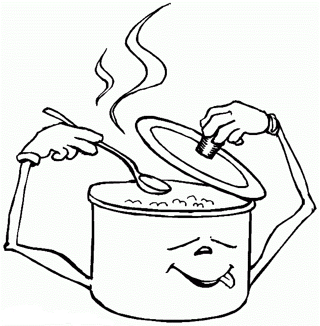 电饭煲煮饭简笔画图片