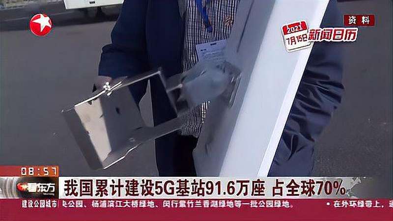 我国累计建设5g基站91 6万座 占全球70 科技 移动互联网 好看视频