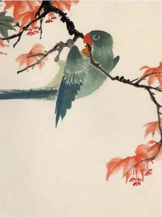 100幅小寫意花鳥畫︱江寒汀作品