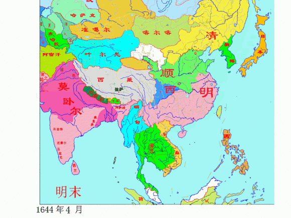 对晚鸦,江南一半残霞——1644年大顺,大清,南明短暂的三足鼎立